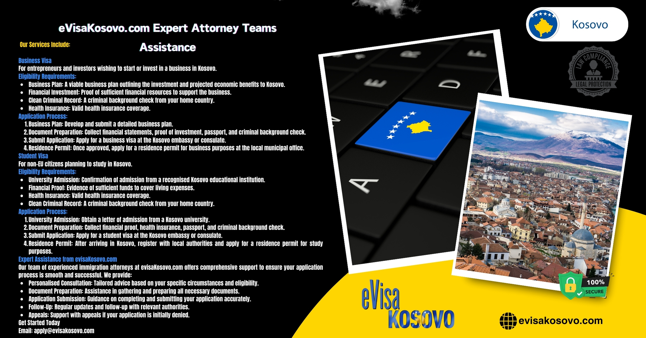 Comprehensive Guide for Ethiopian Citizens on Obtaining Work Permits and Business Resident Visas for Kosovo