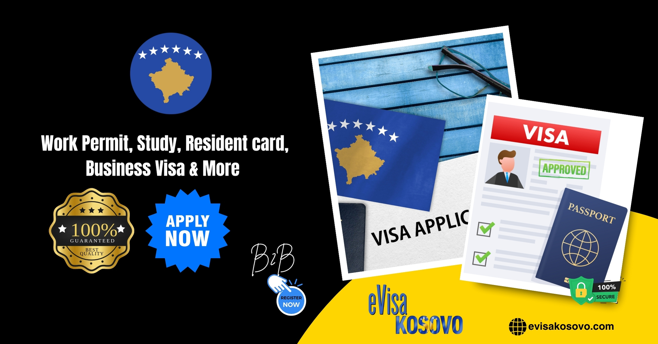 How to Obtain a Work Permit Visa and Business Resident Visa for Kosovo from Malawi